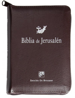 Biblia de Jerusalén modelo bolsillo con cremallera
