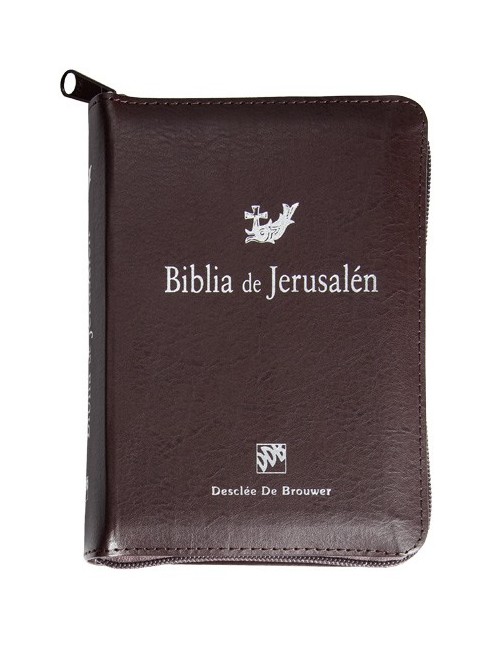 Biblia de Jerusalén modelo bolsillo con cremallera