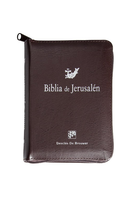 Biblia de Jerusalén modelo bolsillo con cremallera