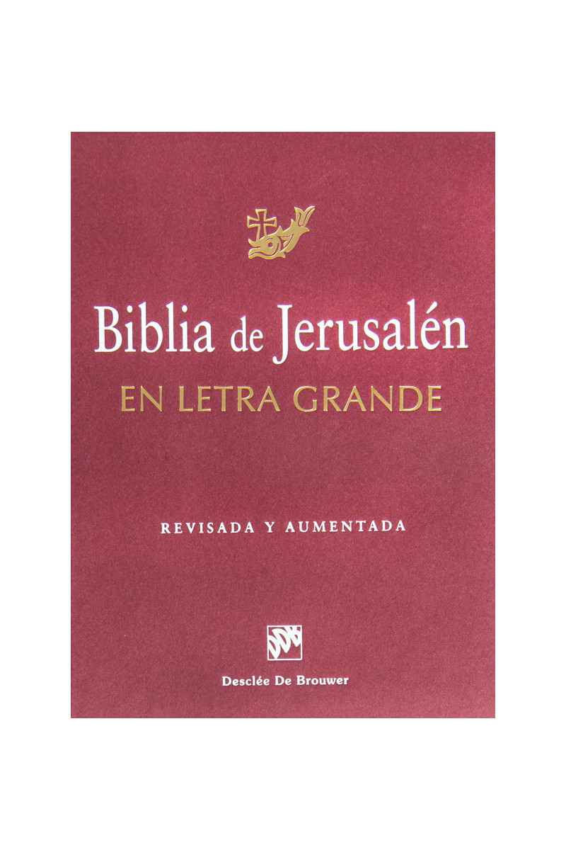 Biblia de Jerusalén en letra grande