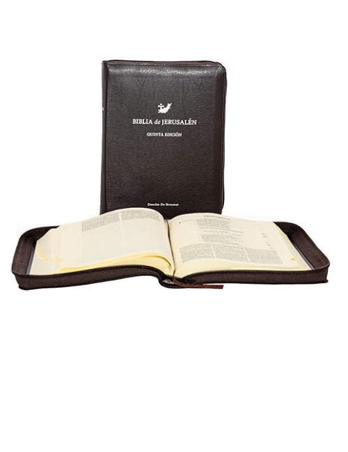 Biblia de Jerusalén manual 5ª edición - Con funda y cierre de cremallera