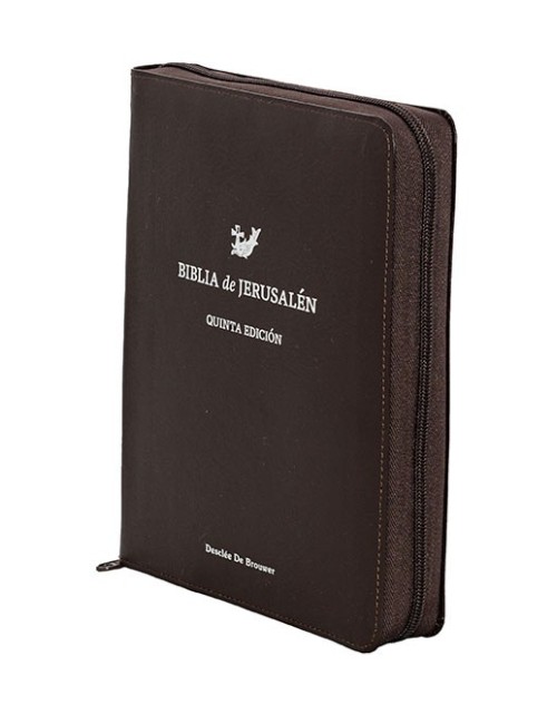 Biblia de Jerusalén manual 5ª edición - Con funda y cierre de cremallera