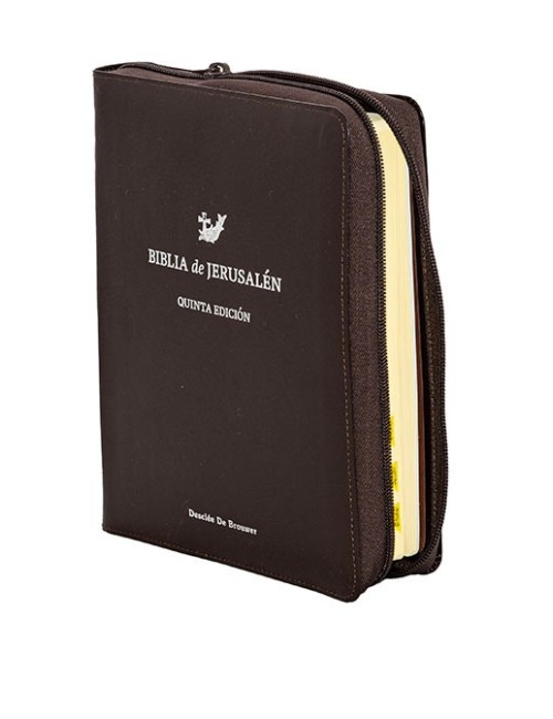 Biblia de Jerusalén manual 5ª edición - Con funda y cierre de cremallera