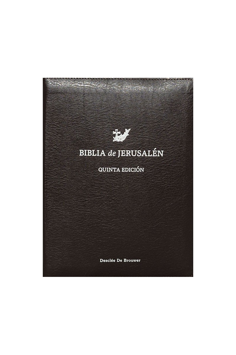 Biblia de Jerusalén manual 5ª edición con funda y cierre de cremallera