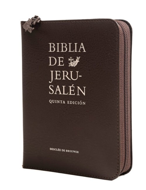 Biblia de Jerusalén modelo bolsillo con cremallera