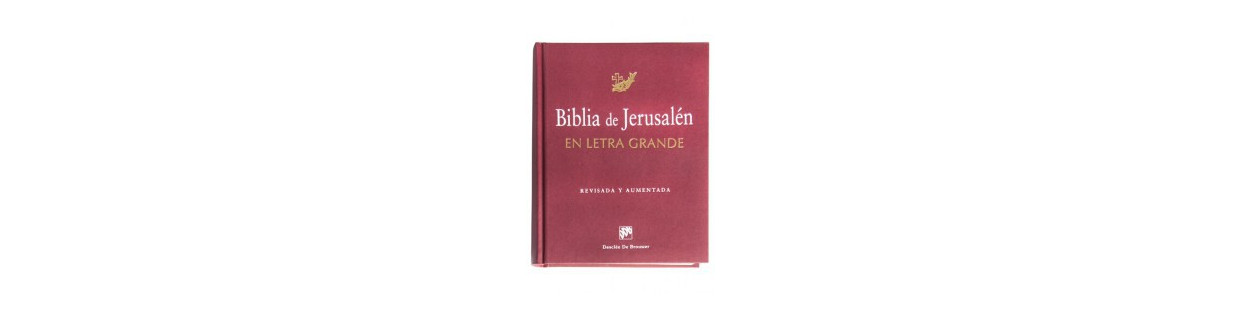 Biblia de Jerusalen en letra grande, comprar Biblia en letra grande
