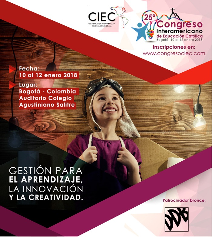 Desclée De Brouwer patrocinador del XXV Congreso Interamericano de Educación Católica (CIEC Bogota 2018)